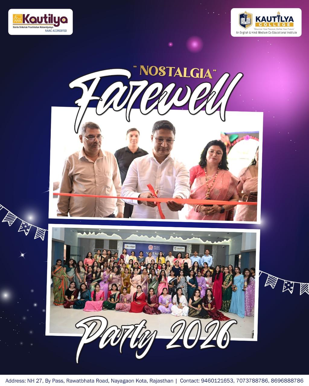 “NOSTALGIA” Farewell Party 2025-26